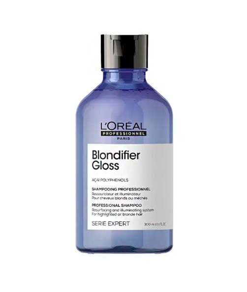Восстанавливающий шампунь для сияния окрашенных в цвет блонд волос LOreal Professionnel Blondifier Serie Expert Gloss Shampoo