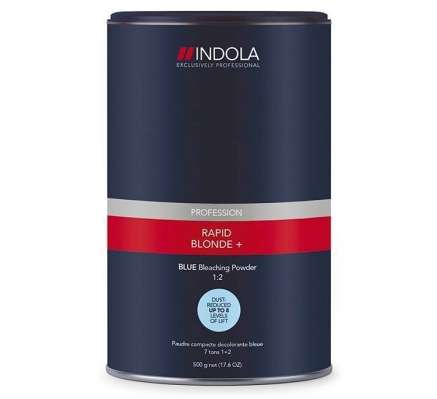 Беспылевой осветляющий порошок голубой Indola Profession Rapid Blond Blue Dust-Free Powder