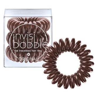 Резинка-браслет для волос коричневая Invisibobble Original Brown