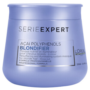 Восстанавливающая маска-сияние для волос оттенков блонд LOreal Professionnel Serie Expert Blondifier Masque