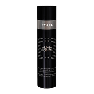 Тонизирующий шампунь для волос и тела с охлаждающим эффектом Estel Professional Alpha Homme Toning shampoo