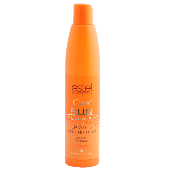 Шампунь увлажнение и питание с UF-фильтром Estel Professional Curex Sunflower Shampoo