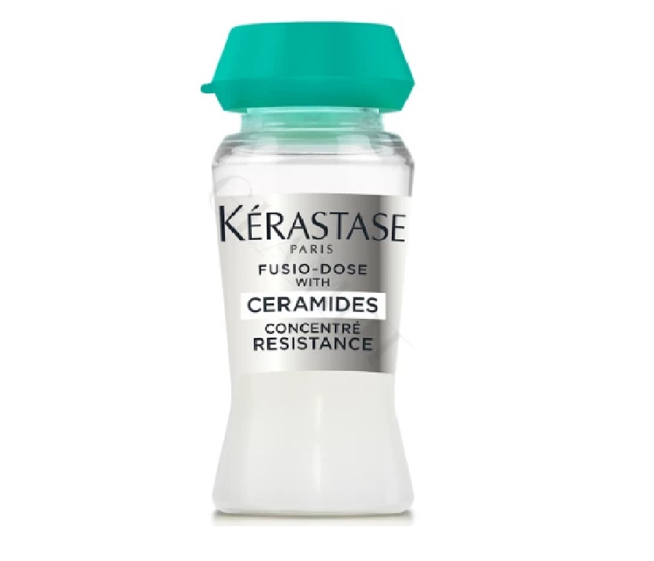 Концентрат для интенсивного восстановления поврежденных и ослабленных волос Kerastase Fusio Dose Concentre Ceramides Resistance