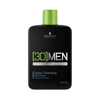 Шампунь глубокой очистки для мужчин Schwarzkopf Professional 3D MEN Deep Cleansing Shampoo